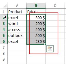 add units to cells5