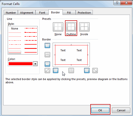 change cell border7