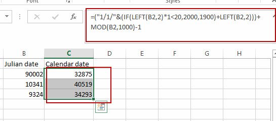 convert julian date to calendar date1