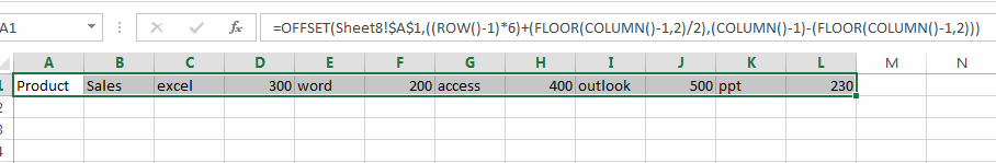 convert multiple rows into a single row1