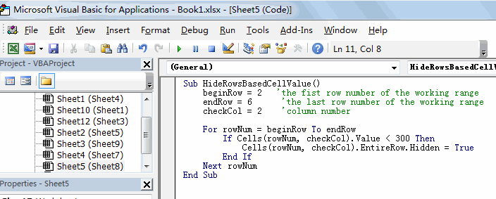 How to Hide Rows Based on a Cell Value in Excel - Free ...