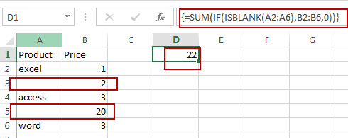 How to SUM Cells If the Adjacent Cell Match One Criteria in Excel