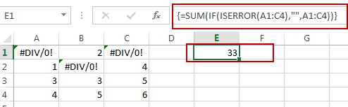 sum range ignoring errors1