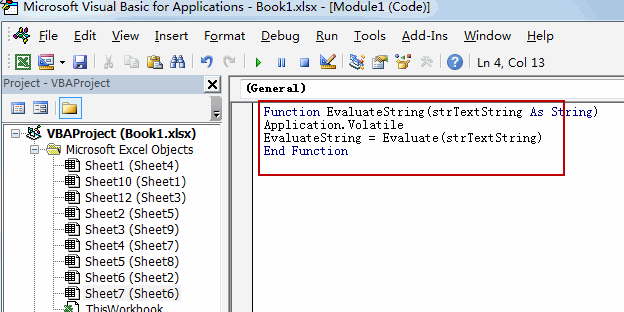 convert string to formula1