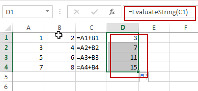 convert string to formula2