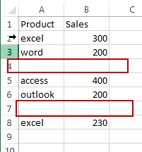 insert blank rows based on cell value3