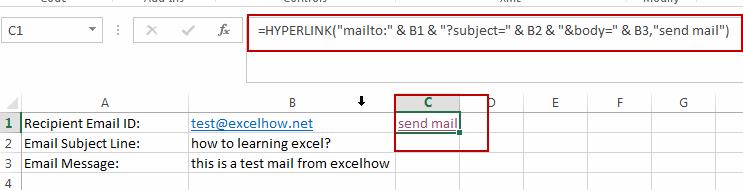 send mail using hyperlink1