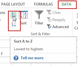 sort data by last character2