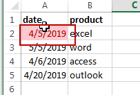 highlight cell or row if date 4