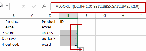 lookup values from right to left1