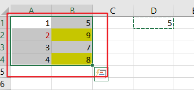 change values in range2