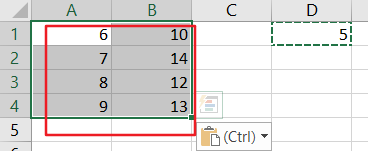 change values in range5