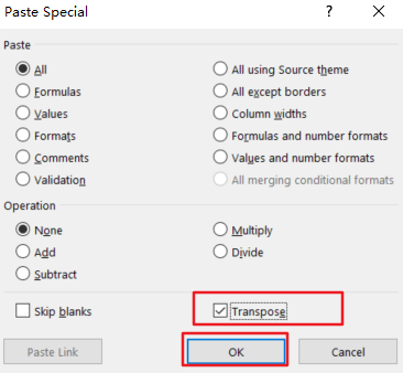 convert horizontal list to vertical5