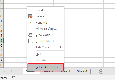 copy page setup to other sheet2