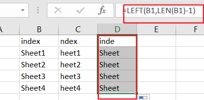 extract all characters but first or last 2