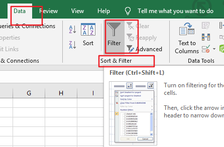 filter cells starts with number3