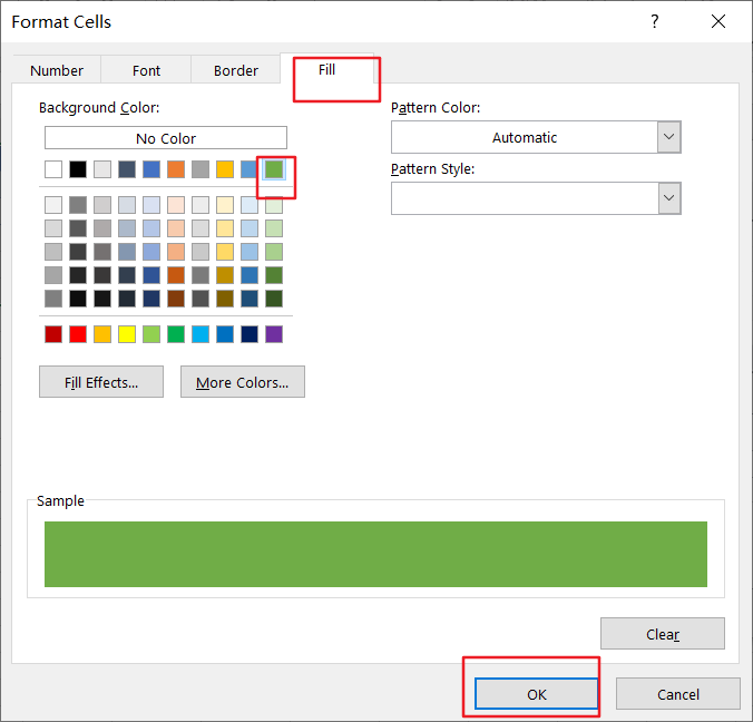 format cells contain na4