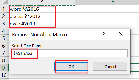 remove all non-alphanumeric character5