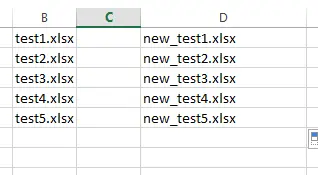 rename multiple files with vba6