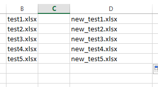 rename multiple files with vba6