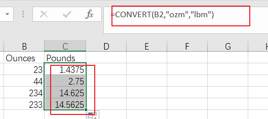 convert ounces to pounds1