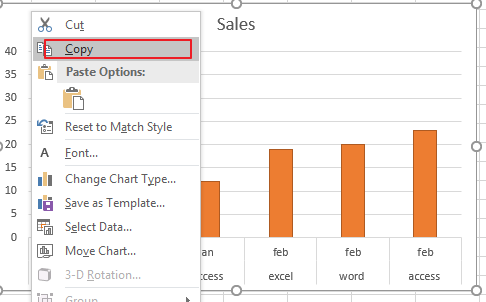 Excel Copy Chart Format