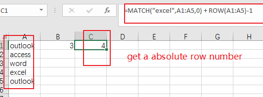 get row number from vlookup2