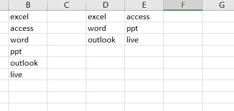 move every other row to new column7