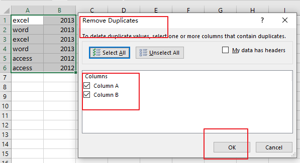 remove duplicate rows3