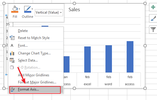 Reverse Axis On Excel Chart