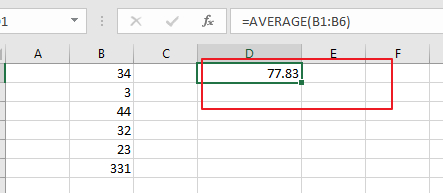 How to Round the Calculated Average result in Excel