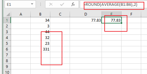round average function4