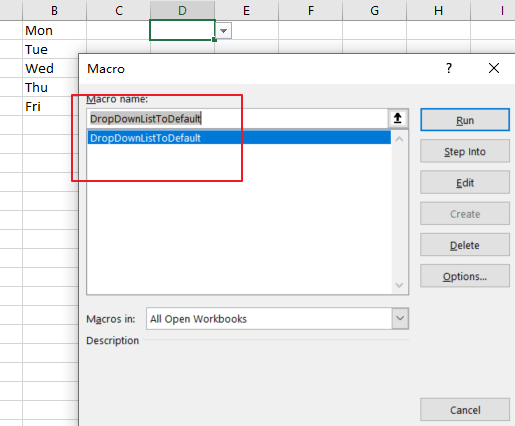 set default value for drop down list7