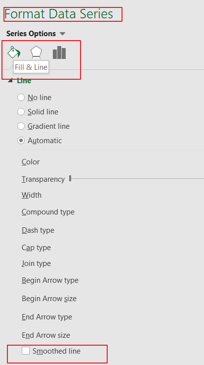 Excel Smooth Line Chart