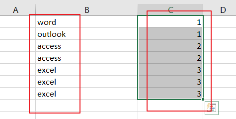 sort column by occurrence count4