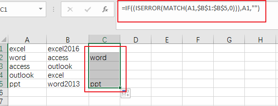 compare two columns1