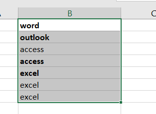 filter cells with bold font1