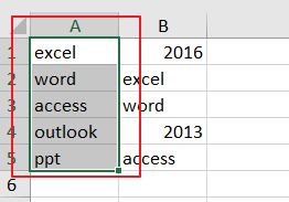 highlight cell if same value exists in another column1