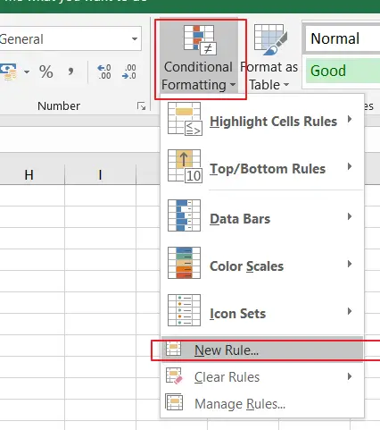 highlight cell if same value exists in another column2