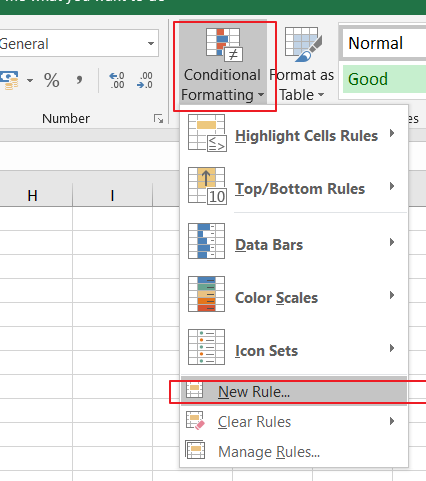 highlight cell if same value exists in another column2