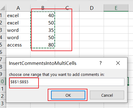 insert comments into multiple cells8