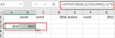 increase cell reference by x rows2