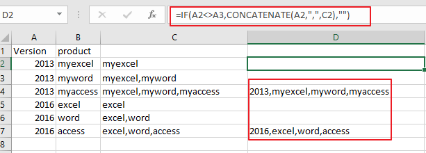 Concatenate Cells If Same Value Exists in Another Column12