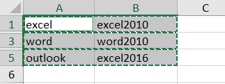 How to Copy visible cells only in excel5