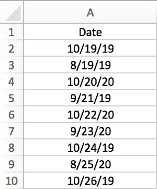 How to filter dates by month in Excel with year ignored 1