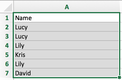 How to extract unique values from list and remove the duplicates in Excel 2