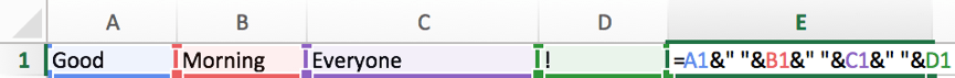 How to Concatenate Cells 11