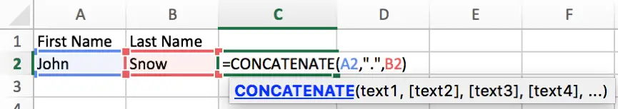 How to Concatenate Cells 6