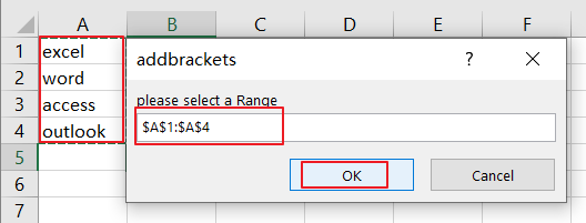 Add Brackets for Cells 10