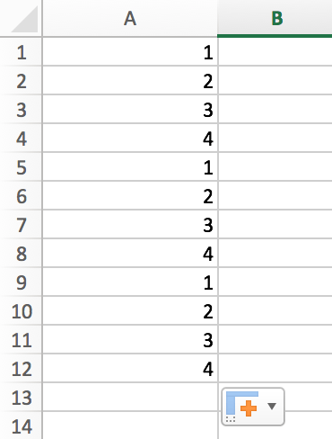 How to Fill a Sequence Number and Repeat Them in Excel 9